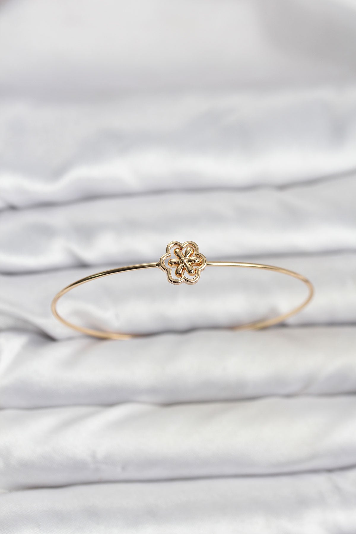 Lotus Model Gold Renk Bileklik