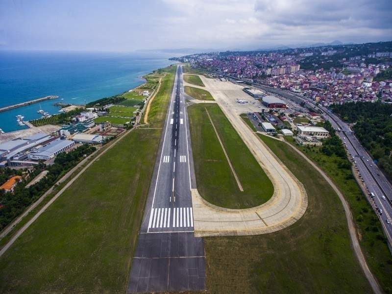 trabzon havalimaninda yolcu koprusu calismalari suruyor 2 dUd6dbgk