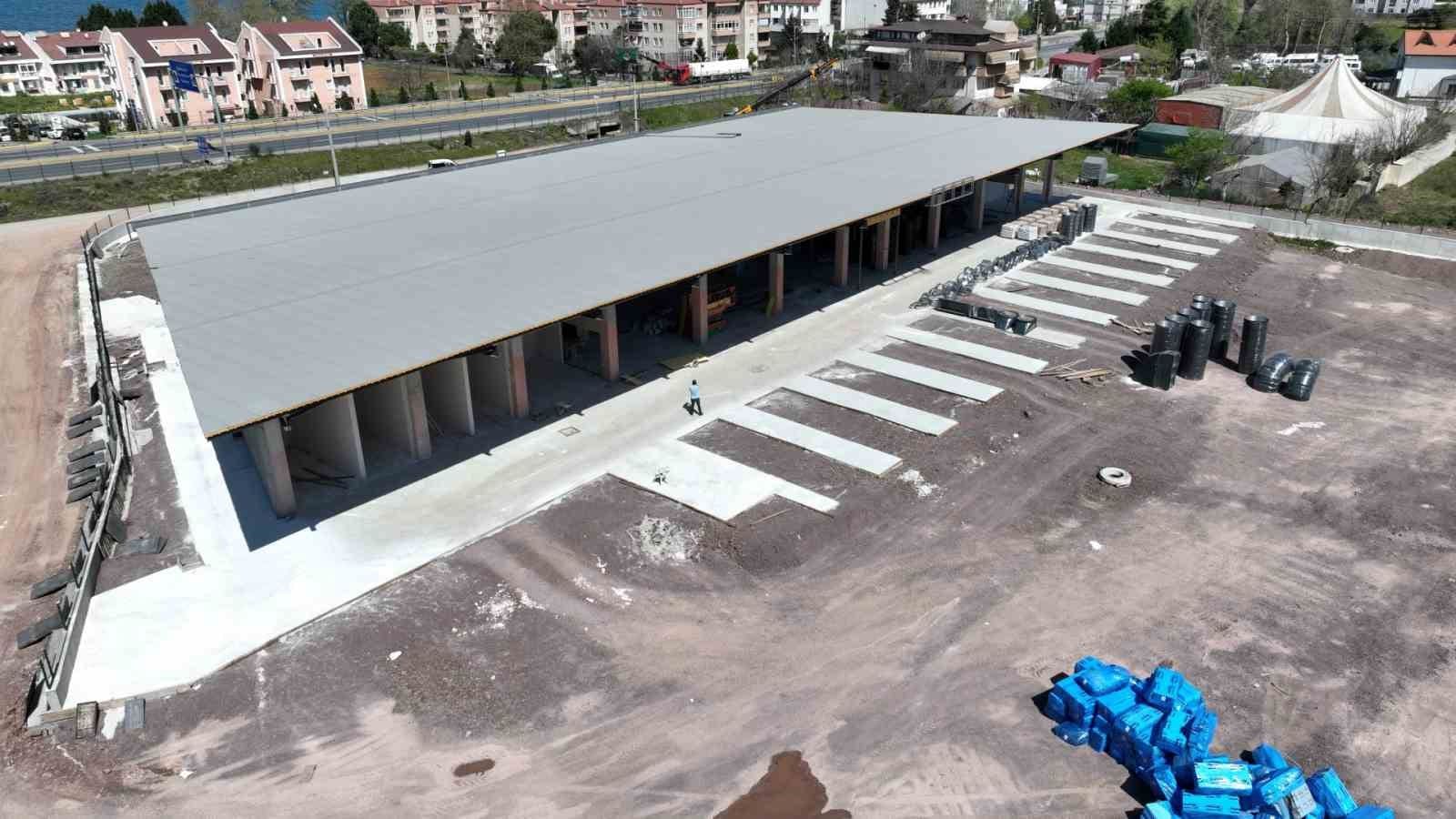 karamursel terminal binasinda cati imalati tamamlandi 1