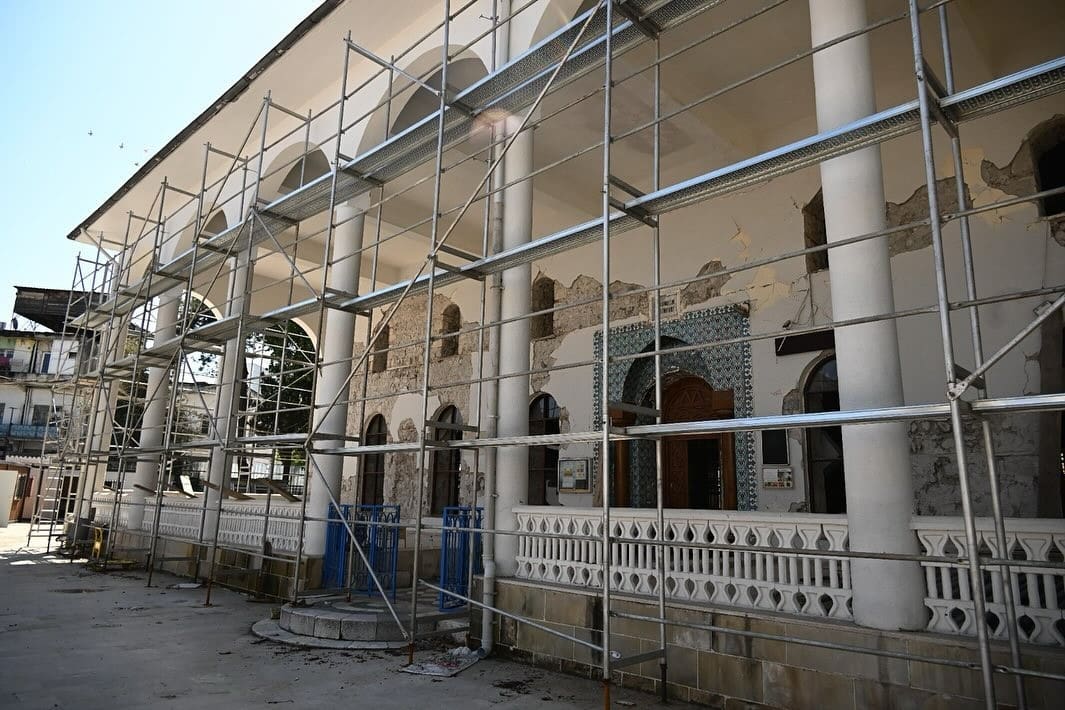 osmaniyede depremden hasar goren 134 yillik cami restore ediliyor 5 Q1utcvE3
