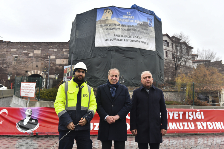 Ankara kalesi'ne hassas dokunuş