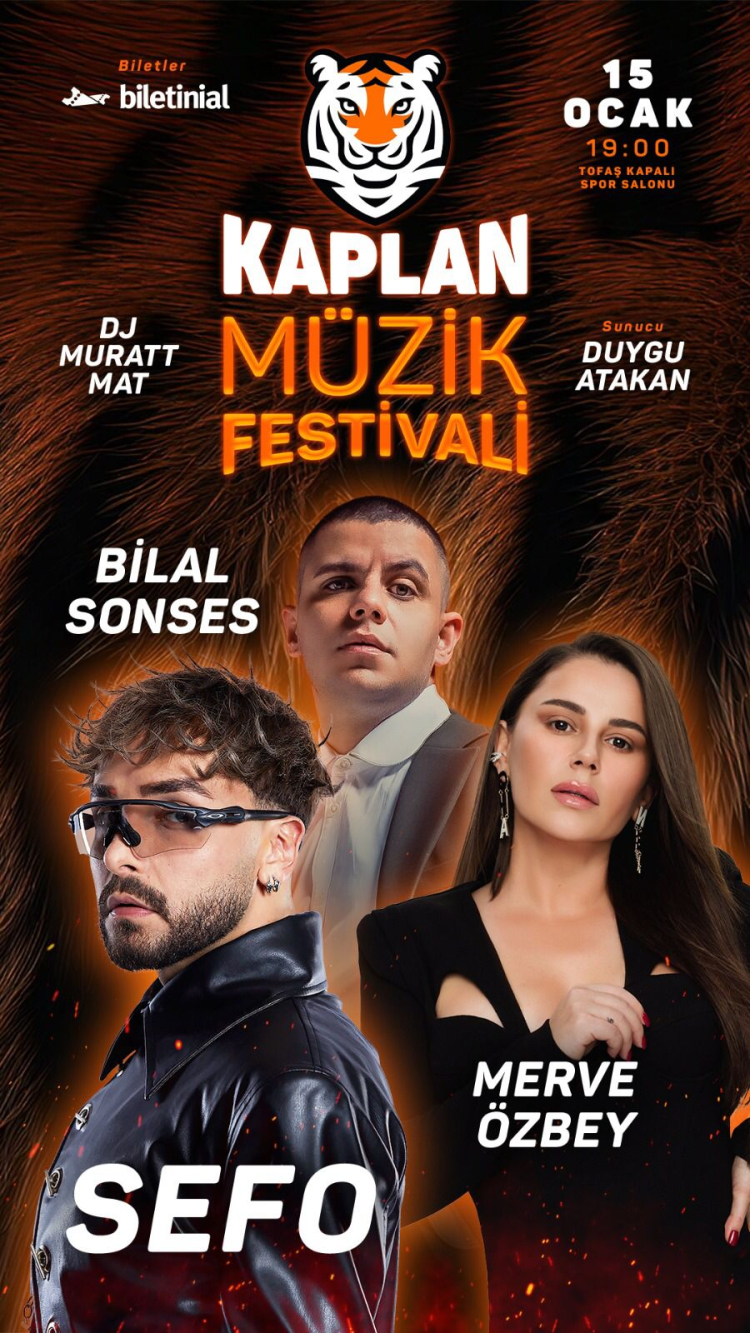 Kaplan müzik festivali 2025: yılın i̇lk ve en büyük müzik buluşması bursa’da!