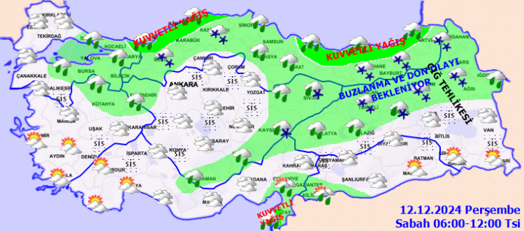 Meteoroloji'den 12 il için sarı kodlu uyarı!