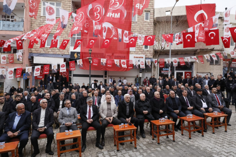 Mhp mardin yeşilli i̇lçe teşkilatı'nın yeni hizmet binası açıldı