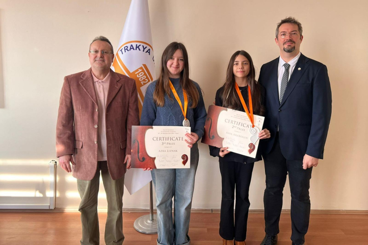 Trakya üniversitesi devlet konservatuvarı'ndan bir başarı daha