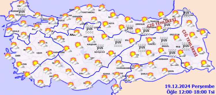 Yurt genelinde bugün hava nasıl olacak?