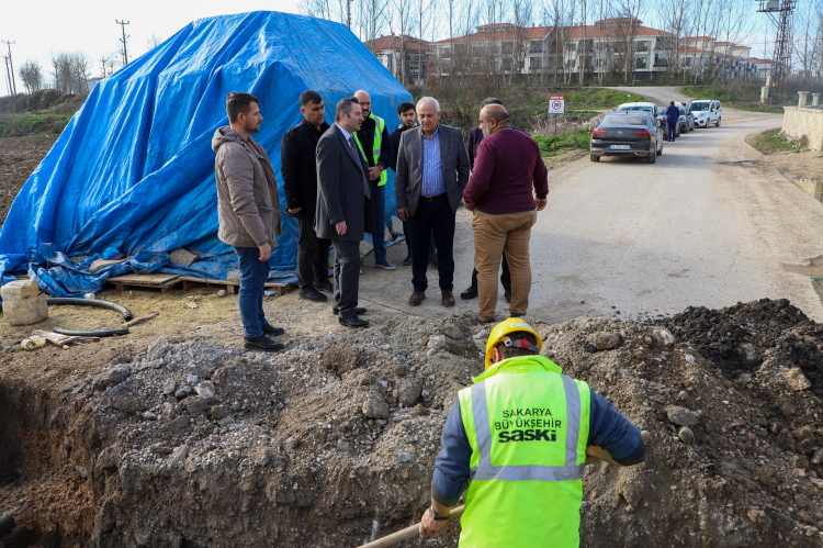 Sakarya güneşler’in içme suyu altyapısı yenileniyor