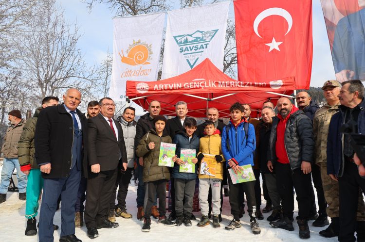 Artvin şavşat'ta kar üstünde güç savaşı!