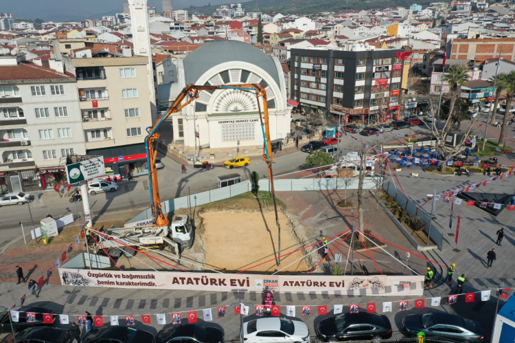 Atatürk evi’nin temeli atıldı