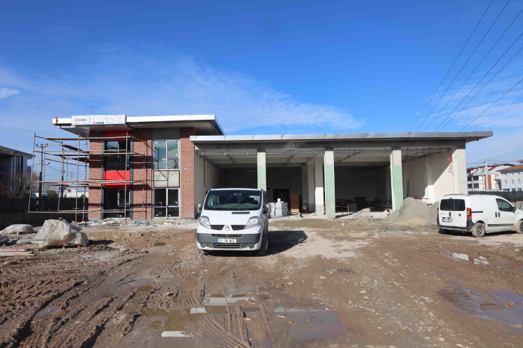 Kartepe müfreze binasında yüzde 75 tamam