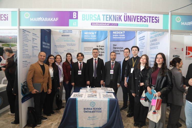 Btü marmara meslek fuarı'nda büyük ilgi gördü