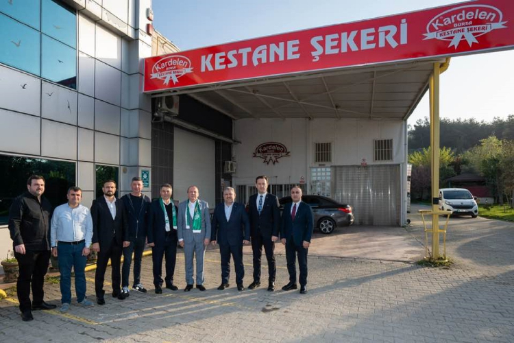 Bursa ticaret borsası idaresinden kardelen’e ziyaret