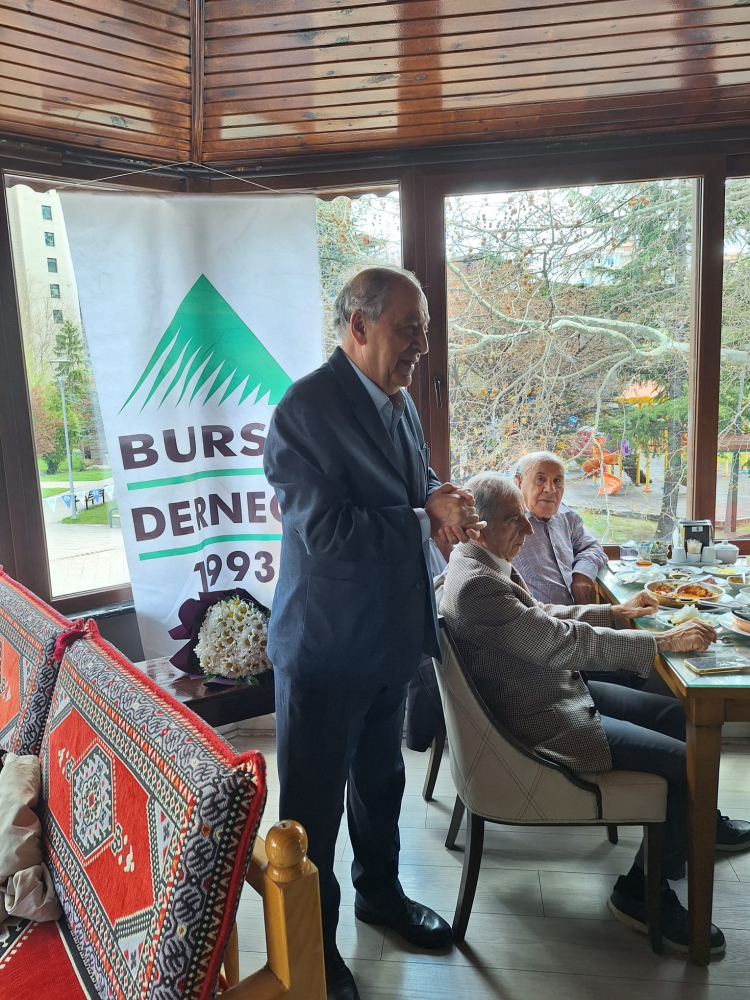 Bursaspor bayrağı ankara bursa evi’nde