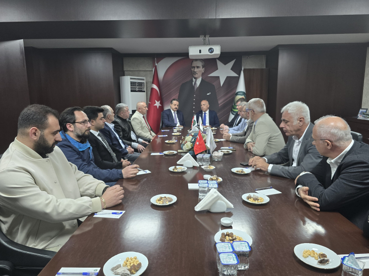 Faruk çelik'ten artvin ticaret borsası'na ziyaret