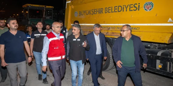 Malatya büyükşehir’den 7/24 yol mesaisi