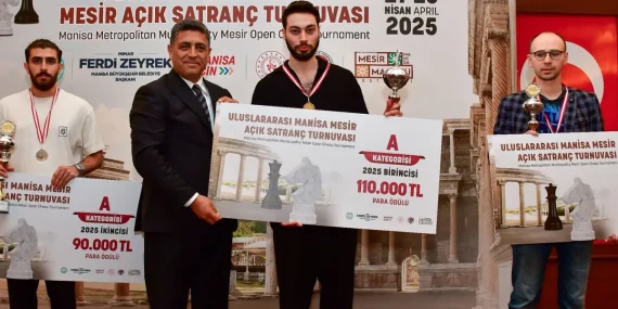 Manisa şenliği satranç turnuvası’nda şampiyon muhakkak oldu