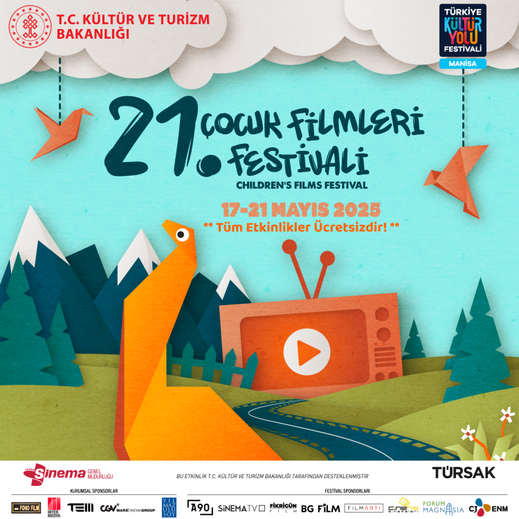 21. Türsak çocuk sinemaları şenliği manisa’da başladı