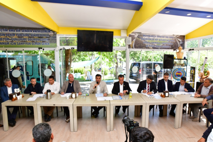 Manisa alaşehir’de lider zeyrek muhtarlarla buluştu